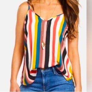 Allison Joy Evereve Multi- Color Cami